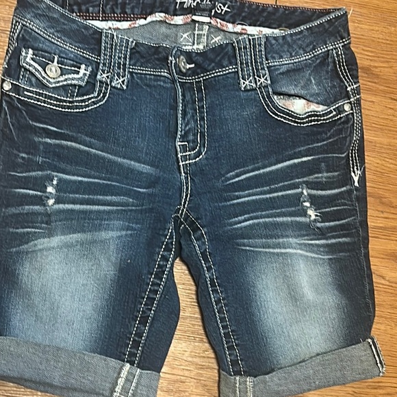 Amethyst Jeans Dark Blue Denim - Picture 14 of 15